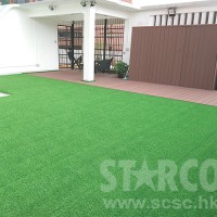 STARCO ARTTRE8 鋪設人造草坪工程