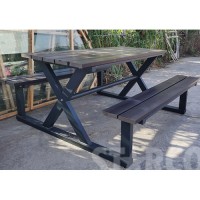STARCO PWRBT1 戶外連體塑木枱凳套装