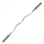 電鍍彎曲奧槓鈴1.2M  Curl Bar