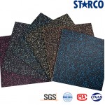 STARCO LPZL50 健身室地板 環保隔音減震地墊工程