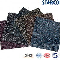 STARCO LPZL50 健身室地板 環保隔音減震地墊工程