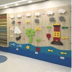 STARCO CLBW201室內兒童感統訓練木質攀爬牆 (Indoor Sensory Training Wooden Climbing Panel)
