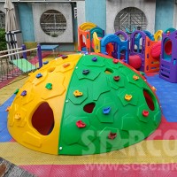 STARCO UDSPL3 太空倉攀爬滑梯組合