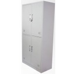SCB614 鋼製帶鎖更衣儲物櫃 2層4門