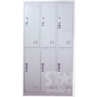 SCB616 鋼製帶鎖更衣儲物櫃 3層9門