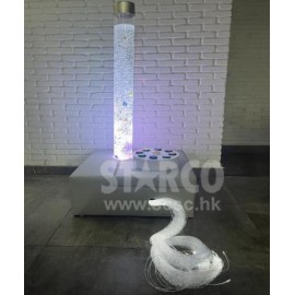 STARCO-WCLFS4 垂直式互動水柱連光纖-4方形底座